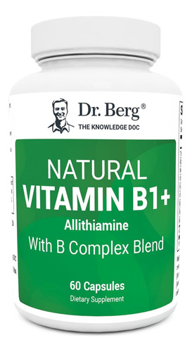 Dr. Berg Natural Vitamin B1 B6 B12 Complex X 60 Cáps