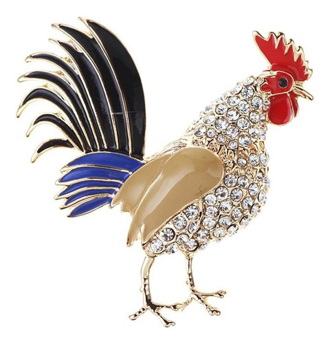 Pin De Broche De Animal De Gallo Para Tu Ropa, , Gorro, Etc