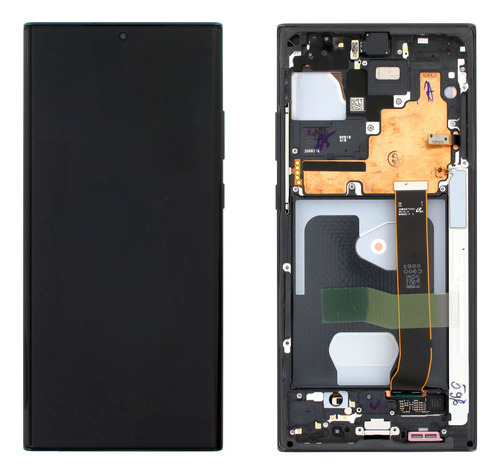 Tela Para Galaxy Note 20 Ultra Sm-n986 5g Preto Aro Nacional