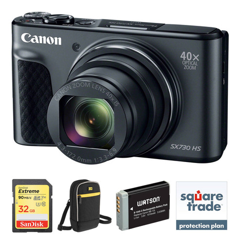 Canon Powershot Sx730 Hs Digital Camara Deluxe Kit (black)