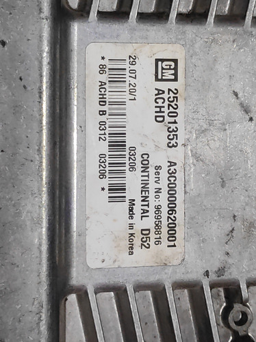 Computadora Chevrolet Spark Beet 2011-2016 A3c0000620001 (Usado)