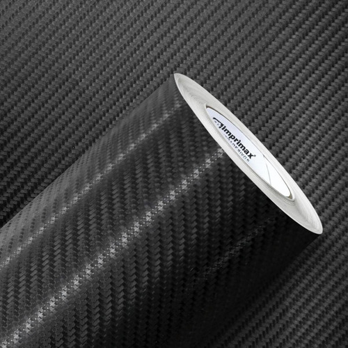 Envelopamento Automotivo Vinil Fibra Carbono 3d 4d 3m X 35cm Cor Fibra 4d - Semi Brilho