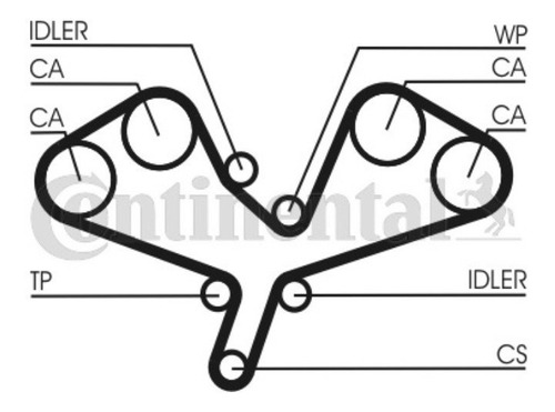 Correia Dentada  (conti) Audi A4 3.0 Sedan 2000-2005 B6