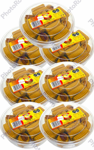 Dulce Mexicano Leche Mostachón Macarrón Nuez 210pz 25g C/u