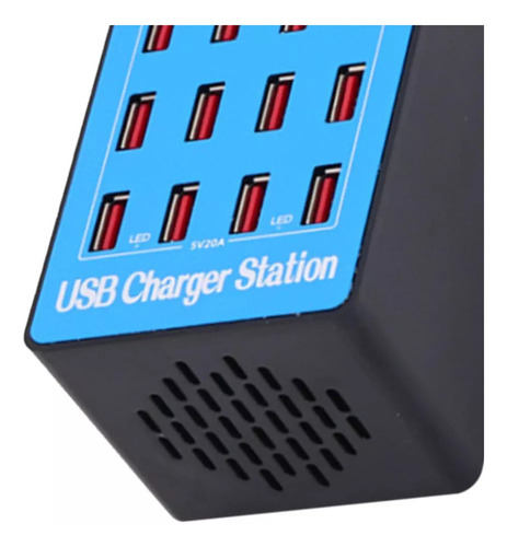 Estación De Carga Multicontacto Usb, Adaptadores Usb