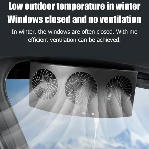 Ventilador Eléctrico Para Coche, Moderno Sistema De Escape C