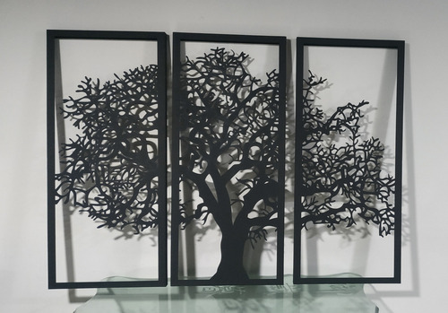 Imagen 5 de 5 de Cuadro Triptico Árbol De La Vida