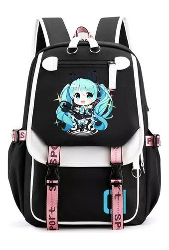 Zmshop Hatsune Miku Adolescente Mochila Hombres Y