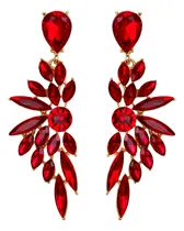 Comprar Ever Faith Aretes Elegantes Fiesta Pendientes Aretes Largos