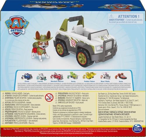 Nuevo Vehículo Coleccionable Paw Patrol Trackers Jungle
