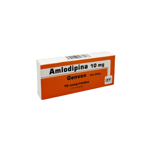 Amlodipina Genven 10 Mg X 10 Comp