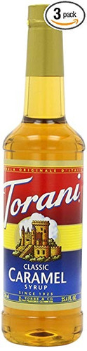 Torani Jarabe, Classic Caramel, Botellas 25,4 Onzas (pack De