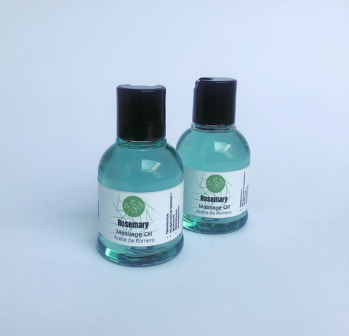 Imagen 2 de 3 de Aceite De Romero Para Masaje Terapeutico Y Relajante 16 Pzas