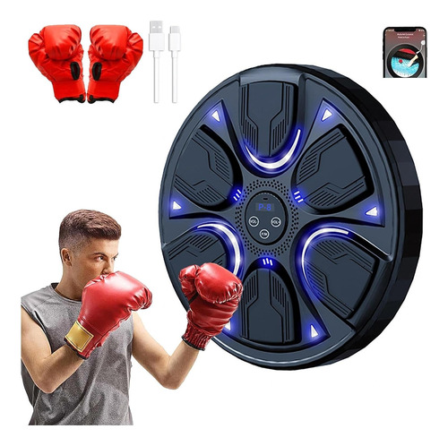 Boxeador Musical Bluetooth Con Guantes De Boxeo