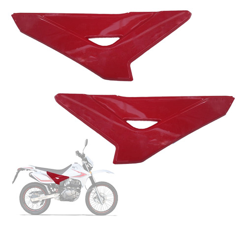 Cachas Intermedias Mondial Enduro Td 200 P / Vd 250 P Rojo