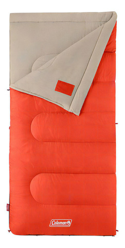 Coleman Oak Point - Saco De Dormir Grande Y Alto, Saco De D. Color Naranja