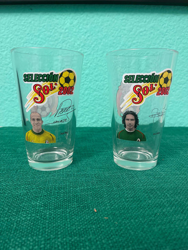 Vasos Selección Mexicana De Fútbol Mundial 2002