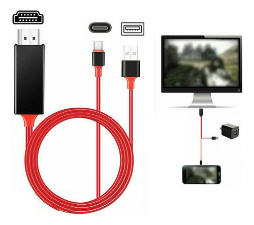 Cable Convertidor Usb Tipo C A Hdmi