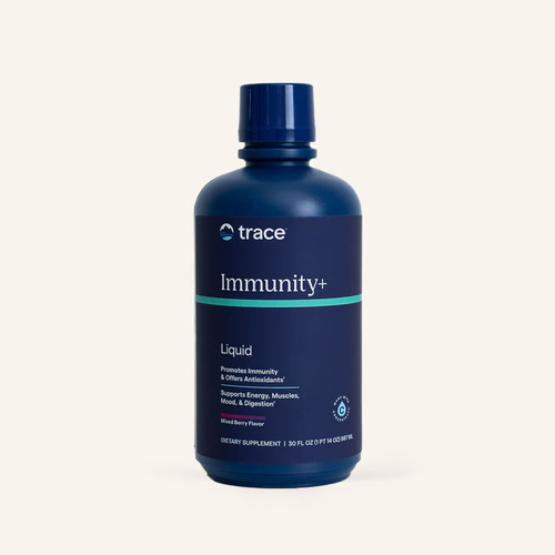 Trace Minerals Immunity Plus Apoyo Inmunitario 30 Oz Sabor Bayas Mixtas