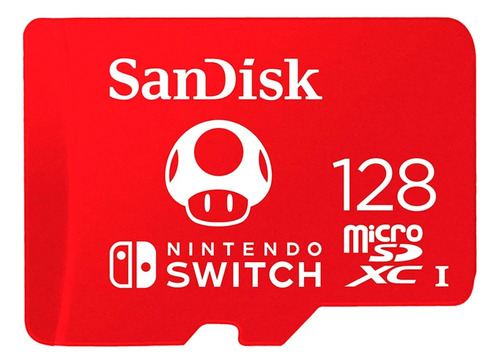 Cartão De Memória Sandisk Nintendo Switch 128gb Original