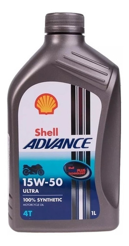 Aceite Moto Shell Advance Ultra Sintetico 100% 15w50 Calidad