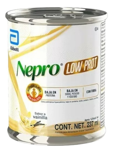 Nepro Lp Low Prot Vainilla 237 Ml Abbott Con 12 Piezas