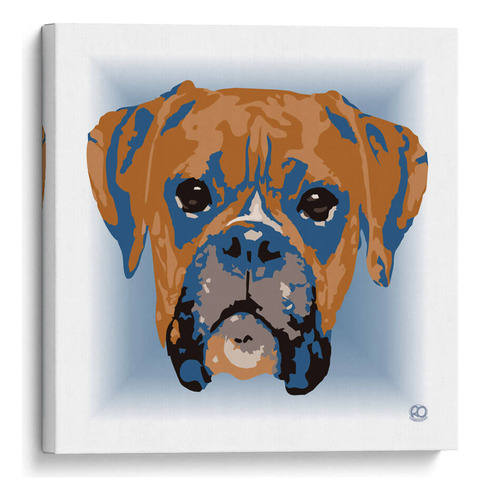 Canvas Lab Cuadro Boxercl 70x70, Corrococho