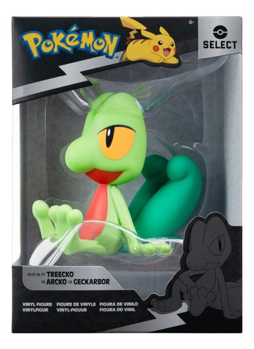 Pokémon Treecko Figura De Vinilo En Caja Select Collection