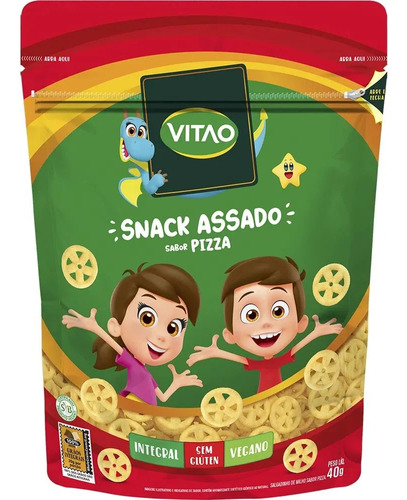 Snack Milho Vitao Kids Sabor Pizza 40g