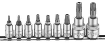 Comprar Juego De Dados Punta Torx, 9 Pcs Combinadas 1\u002F4 A 3\u002F8 Force