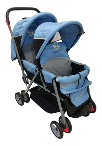 Carriola Gemelar Doble Economic Babytek P-f Colores Favorito