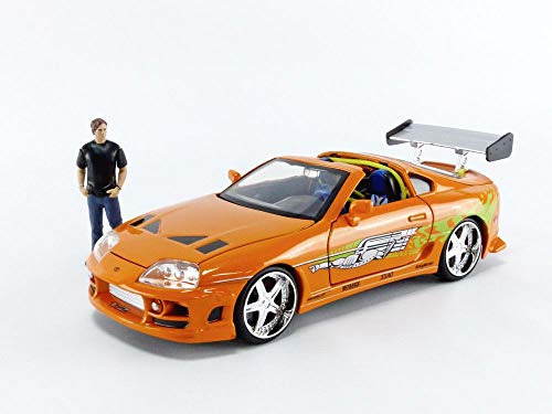 Jada 1:24 Diecast 1995 Toyota Supra Con Figura De Jd2to