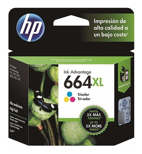 Cartucho Original Hp 664 Xl Color Hp 2135 3635 4535