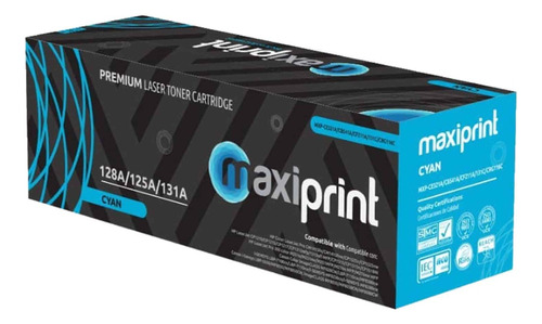 Toner Maxiprint Compatible Hp Ce321a/cb541a/cf211a/crg116c