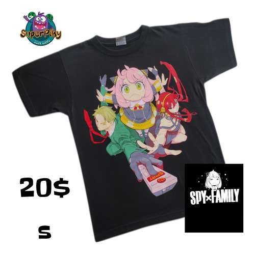 Franela T-shirt Camiseta Doble Estampado Anime Dslayer Spy X