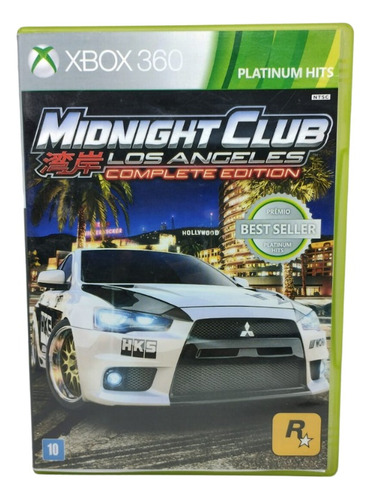 Midnight Club Los Angeles Xbox 360 Físico Game De Corrida (Recondicionado)