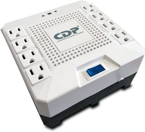 Regulador Cdp 1800va 1000w, 8 Contactos, Protector Rj-45 Y