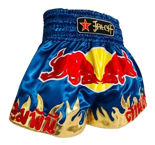 Jalch Short Muay Thai Muaythai Kickboxing Mma Kick Red Bull