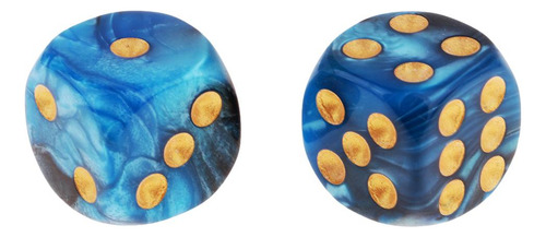 20 Piezas Resina Seis Lados Cuadrado Opaco D6 16mm Estándar