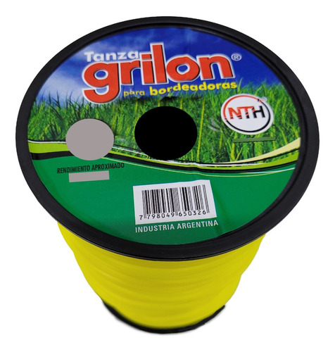 Tanza Grilon Redonda Bordeadora Bobina De 1kg (elegir Ø)