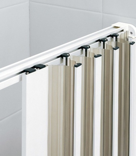 Imagem 2 de 3 de Box Sanfonado Pvc Branco 1,85 (alt) X 1,00 (larg) Bcf