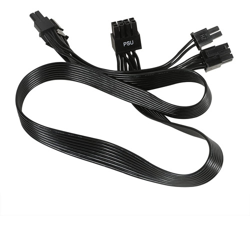 Cable Pcie Para Evga, 65cm Macho A Macho 8 Pin A Dual 6+2...