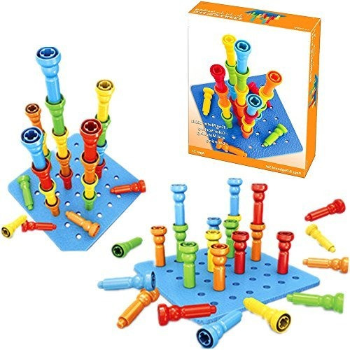 Tablero De Clavijas Vipamz Set Montessori Terapia Ocupaciona