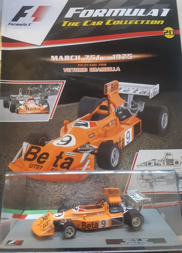 Auto Coleccion Fórmula 1 March 751 Vittorio Brambilla 1975