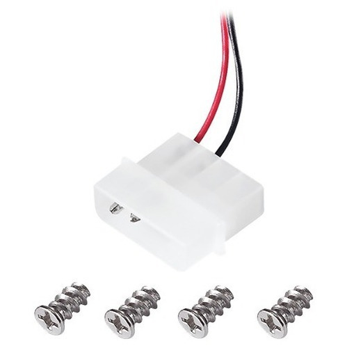 Imagen 3 de 4 de Cooler Fan Ventilador 80mm 1800rpm C/tornillos Molex 4 Pines