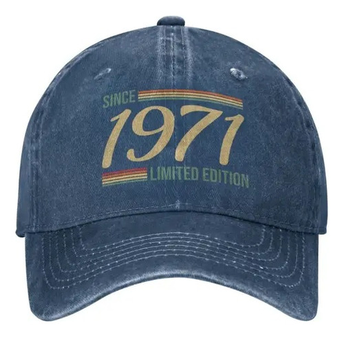 Gorra De Béisbol Ajustable Con Estampado 1971 Limted Edition