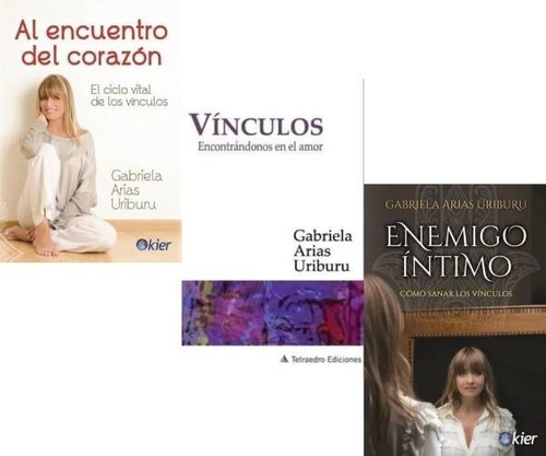 Pack Gabriela Arias Uriburu - Encuentro + Vinculos + Enemigo