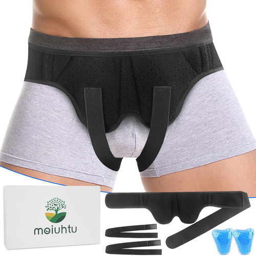 Moiuhtu Cinturon De Hernia Inguinal Para Hombre, Braguero De