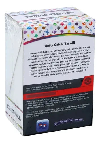 Caixa Booster Bundle Pokémon Tcg Scarlet Violet Scarlet & Violet