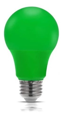 Lámpara Color Led Bulbo A60 E27 5w  Azul / Verde / Rojo